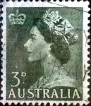 Sellos de Oceania - Australia -  Scott#257 intercambio, 0,20 usd, 3 pens. 1953