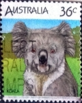 Stamps Australia -  Scott#992c ja intercambio, 0,55 usd, 36 cents.. 1986