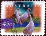 Sellos de Oceania - Australia -  Scott#1538 mxb intercambio, 0,50 usd, 45 cents. 1997