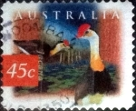 Stamps Australia -  Scott#1536 intercambio, 0,50 usd, 45 cents. 1997