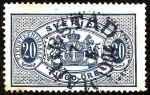 Stamps Sweden -  Escudo real de Suecia