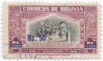 Stamps Bolivia -  Sellos sobrecargados