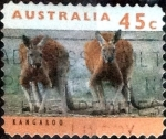 Stamps Australia -  Scott#1294B intercambio, 0,50 usd, 45 cents. 1995