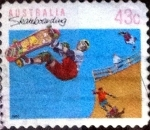 Stamps Australia -  Scott#1119 intercambio, 0,20 usd, 43 cents. 1990