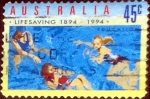 Stamps Australia -  Scott#1382 intercambio, 0,60 usd, 45 cents. 1994