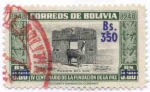 Stamps Bolivia -  Sellos sobrecargados