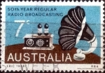 Stamps Australia -  Scott#588 intercambio, 0,20 usd, 7 cents. 1973