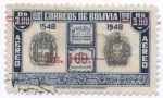 Sellos de America - Bolivia -  Sellos sobrecargados