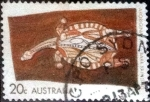 Stamps Australia -  Scott#504 cr1f intercambio, 0,25 usd, 20 cents. 1971