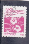 Stamps Nicaragua -  FLORES- TECOMA