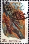 Stamps Australia -  Scott#506 intercambio, 0,45 usd, 30 cents. 1971