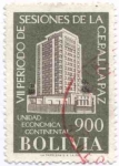 Stamps Bolivia -  Conmemoracion del VII periodo de Sesiones de la CEPAL en La Paz