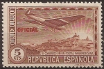 Stamps Spain -  III Congreso Unión Postal Panamericana OFICIAL 1931 5 cents