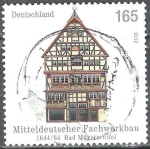 Stamps Germany -  Edificios con entramado de madera en Alemania en Bad Münstereifel.