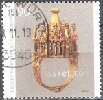 Sellos de Europa - Alemania -  Anillo de bodas del tesoro judío de Erfurt .