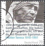 Stamps Germany -  Birth Centenary of Mother Theresa.