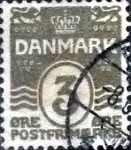 Sellos de Europa - Dinamarca -  Scott#59 intercambio, 0,60 usd, 3 cents. 1905