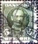 Sellos de Europa - Dinamarca -  Scott#72 intercambio, 0,30 usd, 5 cents. 1907