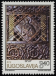 Stamps Yugoslavia -  Croacia - Núcleo histórico de Split con el Palacio de Dioclesiano