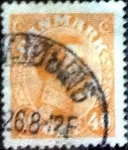 Stamps Denmark -  Scott#119 intercambio, 0,90 usd, 40 cents. 1925