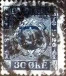 Stamps Denmark -  Scott#180 intercambio, 0,55 usd, 30 cents. 1926