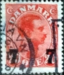 Sellos de Europa - Dinamarca -  Scott#183 intercambio, 0,75 usd, 7s.20 cents. 1927