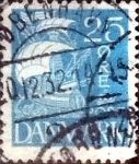 Stamps Denmark -  Scott#194 intercambio, 0,30 usd, 25 cents. 1927