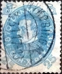 Sellos de Europa - Dinamarca -  Scott#216 intercambio, 0,75 usd, 25 cents. 1930