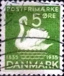 Sellos de Europa - Dinamarca -  Scott#246 intercambio, 0,25 usd, 5 cents. 1935