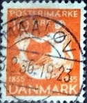 Stamps Denmark -  Scott#248 intercambio, 0,25 usd, 10 cents. 1935