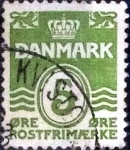 Sellos de Europa - Dinamarca -  Scott#223 intercambio, 0,25 usd, 5 cents. 1933