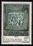 Stamps Yugoslavia -  Croacia - Núcleo histórico de Split con el Palacio de Dioclesiano