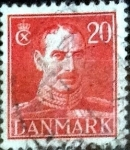 Stamps Denmark -  Scott#282  intercambio, 0,20 usd, 20 cents. 1942