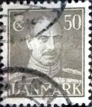 Stamps : Europe : Denmark :  Scott#286B intercambio, 0,20 usd, 50 cents. 1945