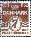 Stamps Denmark -  Scott#226A intercambio, 0,25 usd, 7 cents. 1940