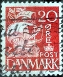 Sellos de Europa - Dinamarca -  Scott#238D intercambio, 0,25 usd, 20 cents. 1940