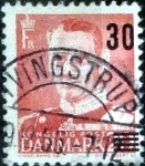 Stamps Denmark -  Scott#357 intercambio, 0,20 usd, 30s.20 cents. 1955