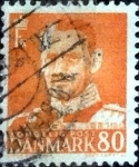 Stamps Denmark -  Scott#339 intercambio, 0,20 usd, 80 cents. 1953