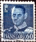 Stamps Denmark -  Scott#337 intercambio, 0,20 usd, 60 cents. 1953