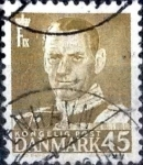 Stamps Denmark -  Scott#311 intercambio, 0,20 usd, 45 cents. 1950