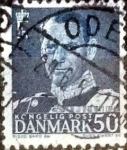 Stamps Denmark -  Scott#324 intercambio, 0,20 usd, 50 cents. 1950
