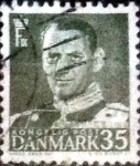Sellos de Europa - Dinamarca -  Scott#322 intercambio, 0,20 usd, 35 cents. 1951
