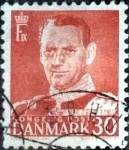 Stamps Denmark -  Scott#335 intercambio, 0,20 usd, 30 cents. 1952