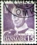 Sellos de Europa - Dinamarca -  Scott#319 intercambio, 0,20 usd, 15 cents. 1950
