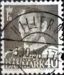 Stamps Denmark -  Scott#323 intercambio, 0,20 usd, 40 cents. 1950