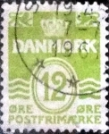 Stamps Denmark -  Scott#333 intercambio, 0,20 usd, 12 cents. 1952