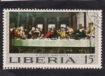 Stamps : Africa : Liberia :  Pinturas-Leonardo Da Vinci
