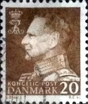 Stamps Denmark -  Scott#383 intercambio, 0,20 usd, 20 cents. 1961
