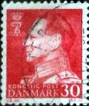 Stamps Denmark -  Scott#385 intercambio, 0,20 usd, 30 cents. 1961