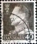 Stamps Denmark -  Scott#388 intercambio, 0,20 usd, 40 cents. 1961